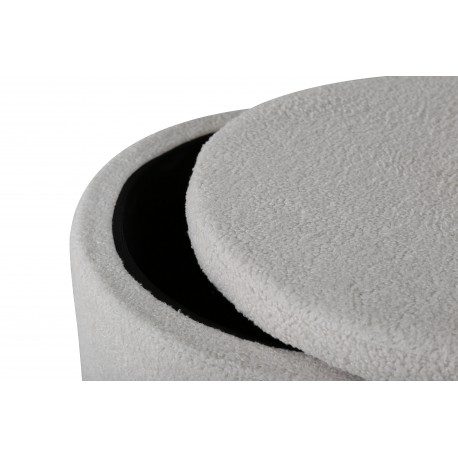 Dunken Pouf - Hvid