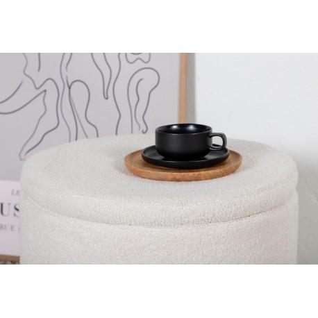 Dunken Pouf - Hvid