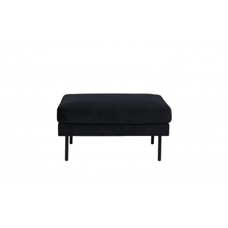 Zoom Puf 85x64cm - Sort velour
