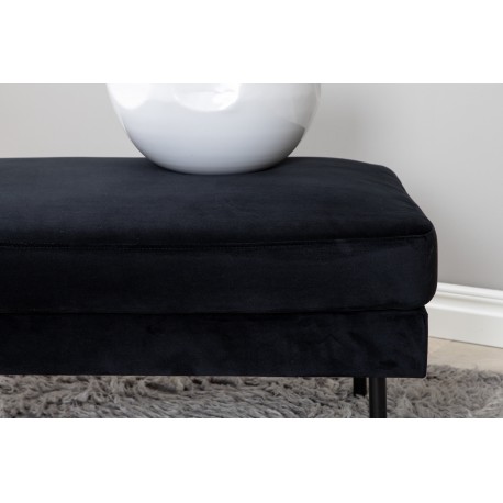 Zoom Puf 85x64cm - Sort velour