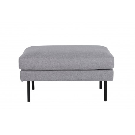 Zoom Ottoman - Sort og Grå