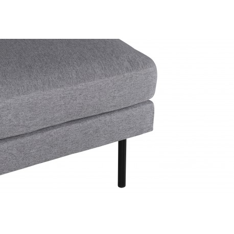 Zoom Ottoman - Sort og Grå