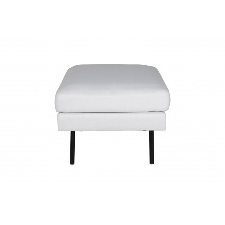 Zoom Ottoman - Sort og Lys beige