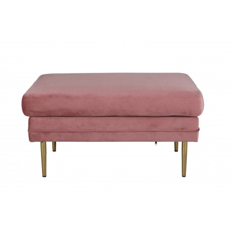Boom Ottoman - Messing og Pink