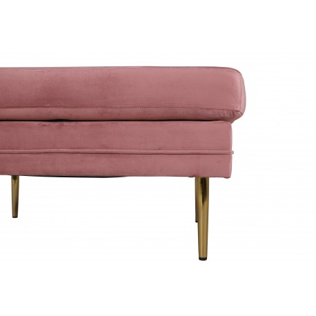 Boom Ottoman - Messing og Pink