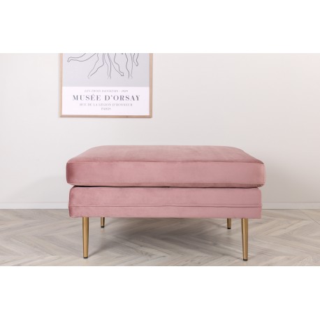 Boom Ottoman - Messing og Pink