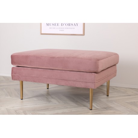 Boom Ottoman - Messing og Pink