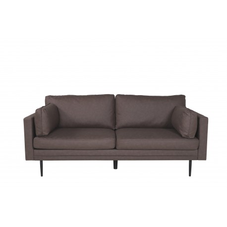 Boom 3 personers Sofa - Sort og Brun