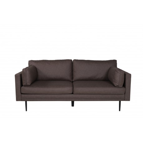 Boom 3 personers Sofa - Sort og Brun