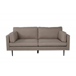 Boom 3 personers Sofa - Sort og Brun