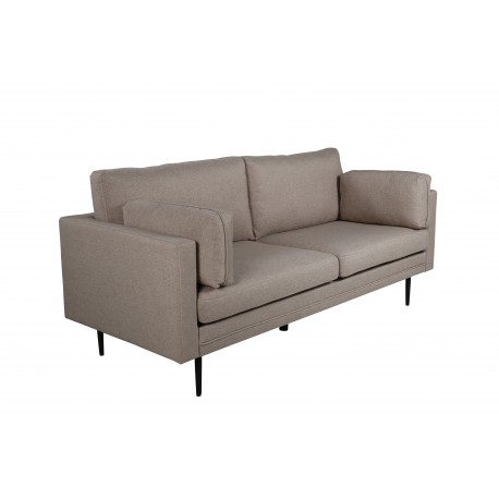 Boom 3 personers Sofa - Sort og Brun