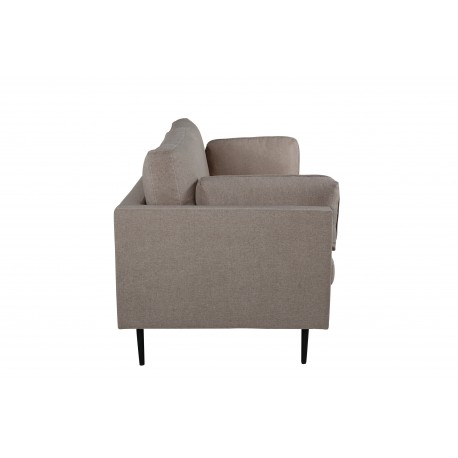 Boom 3 personers Sofa - Sort og Brun