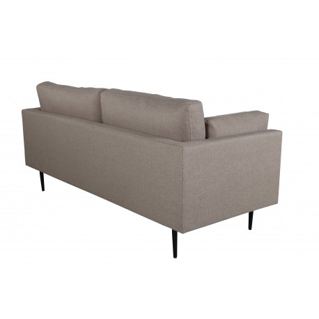 Boom 3 personers Sofa - Sort og Brun