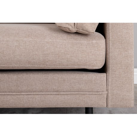Boom 3 personers Sofa - Sort og Brun