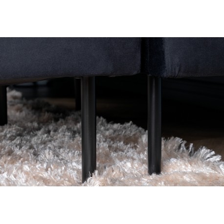 Zoom U-Sofa - Sort Velour