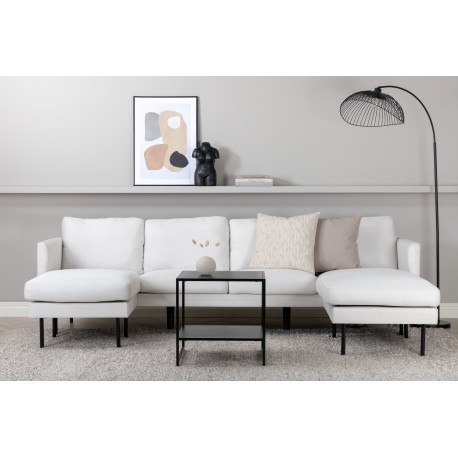 Zoom U-Sofa -Lys Beige
