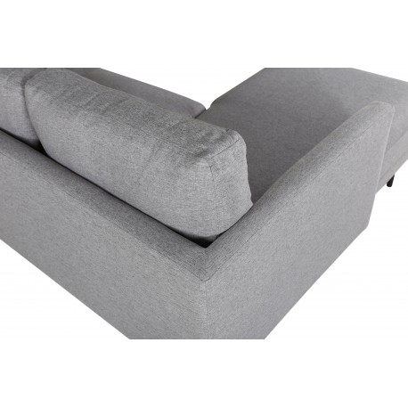 Zoom Chaiselong Sofa - Grå Stof