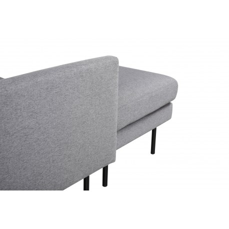 Zoom Chaiselong Sofa - Grå Stof