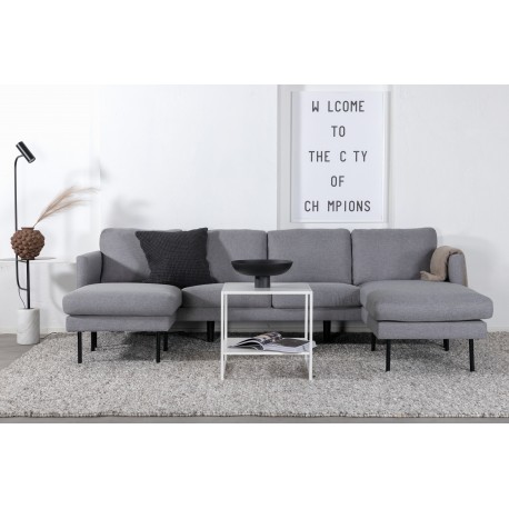 Zoom Chaiselong Sofa - Grå Stof