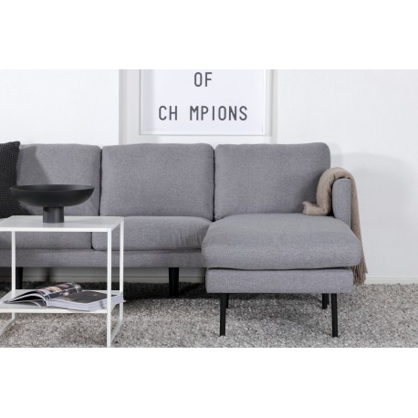 Zoom Chaiselong Sofa - Grå Stof