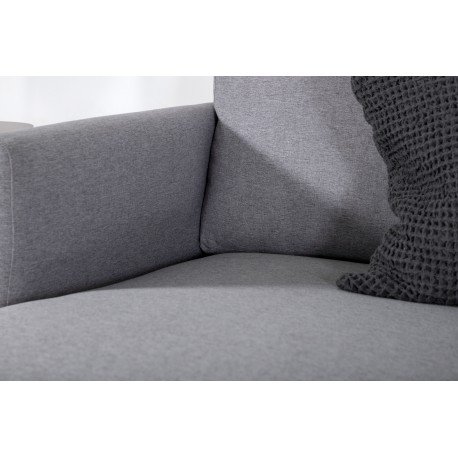 Zoom Chaiselong Sofa - Grå Stof