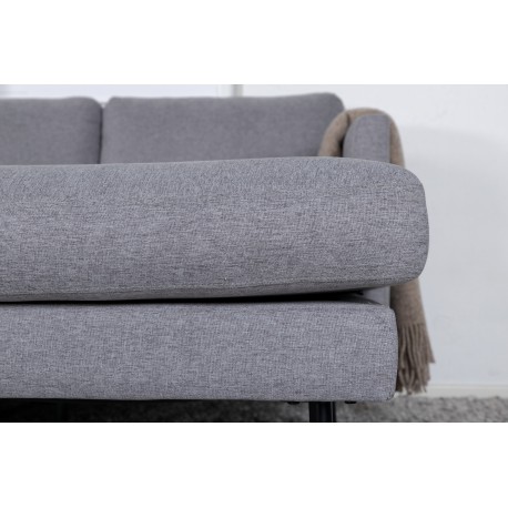 Zoom Chaiselong Sofa - Grå Stof