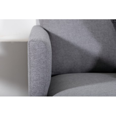 Zoom Chaiselong Sofa - Grå Stof