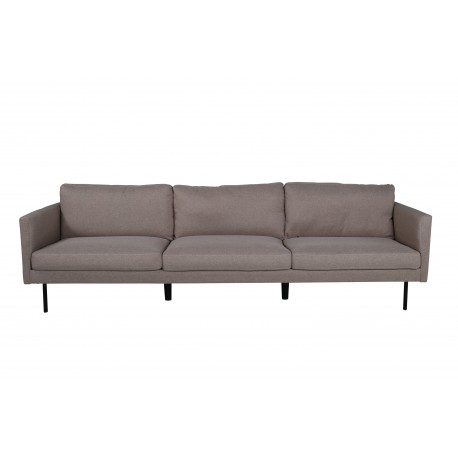 Zoom 3 personers Sofa - Sort og Brun