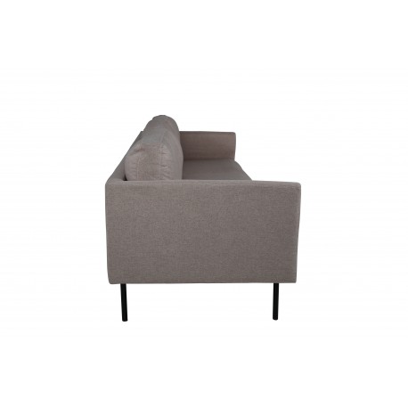 Zoom 3 personers Sofa - Sort og Brun
