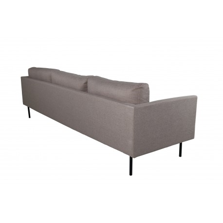 Zoom 3 personers Sofa - Sort og Brun