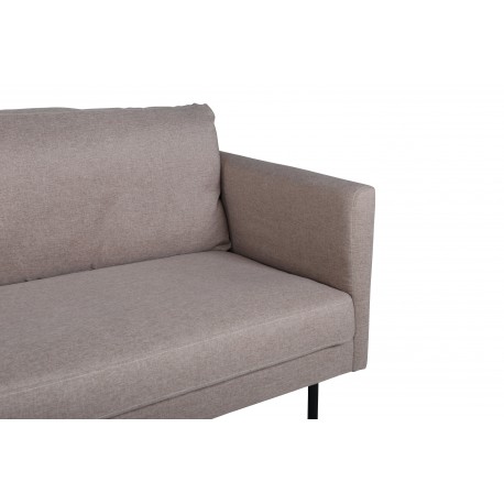 Zoom 3 personers Sofa - Sort og Brun