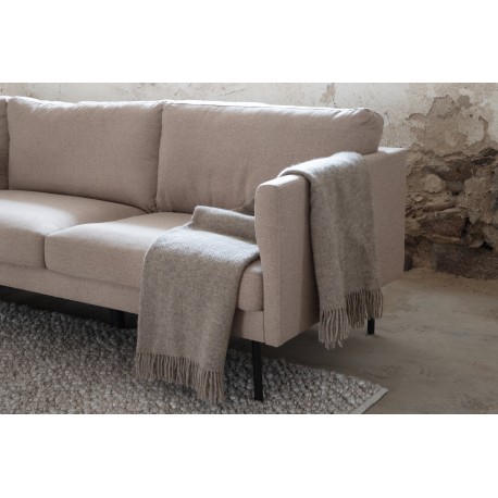 Zoom 3 personers Sofa - Sort og Brun