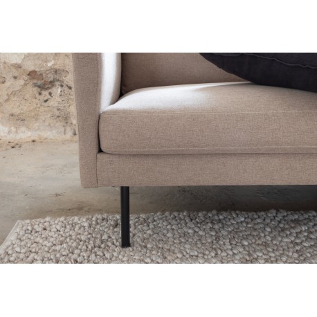 Zoom 3 personers Sofa - Sort og Brun
