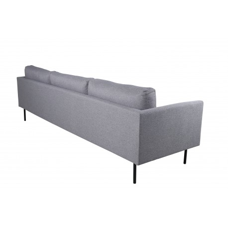 Zoom 3 personers Sofa - Sort og Grå
