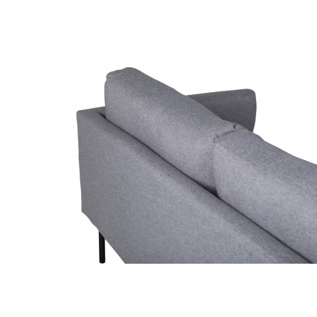 Zoom 3 personers Sofa - Sort og Grå