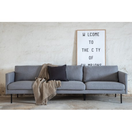 Zoom 3 personers Sofa - Sort og Grå