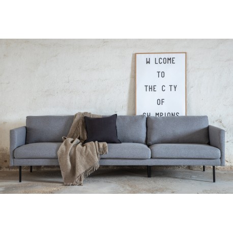 Zoom 3 personers Sofa - Sort og Grå