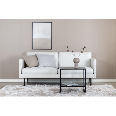 Zoom 2 personers Sofa - Sort og Hvid