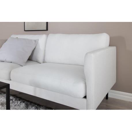 Zoom 2 personers Sofa - Sort og Hvid