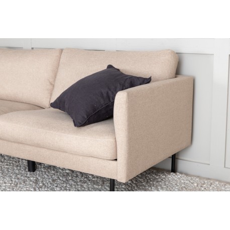 Zoom 2 personers Sofa - Sort og Brun