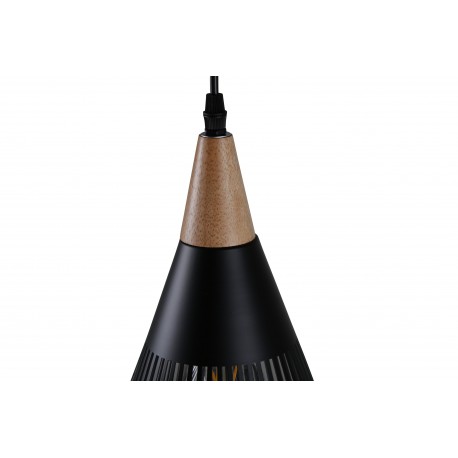 Gruid Belysning - Sort og Træ