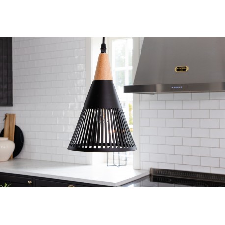 Gruid Belysning - Sort og Træ