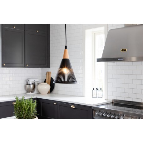 Gruid Belysning - Sort og Træ