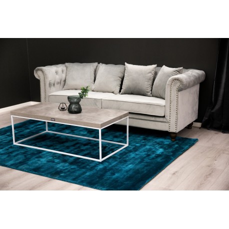 Velvet 3 personers Sofa - Lysegrå og Natur