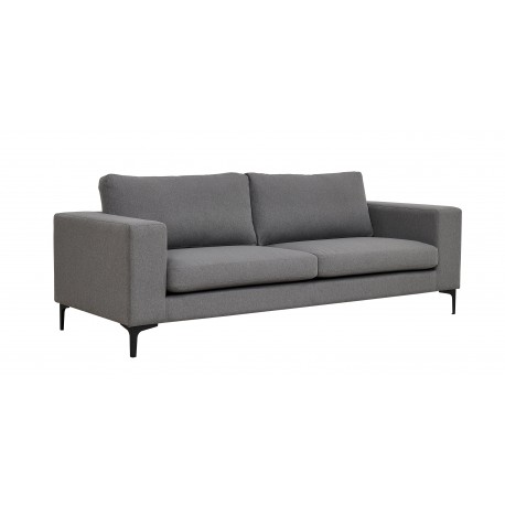 Bolero 3 personers Sofa - Sort og Grå