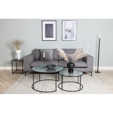Bolero 3 personers Sofa - Sort og Grå