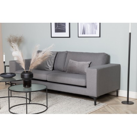 Bolero 3 personers Sofa - Sort og Grå