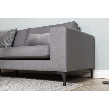Bolero 3 personers Sofa - Sort og Grå
