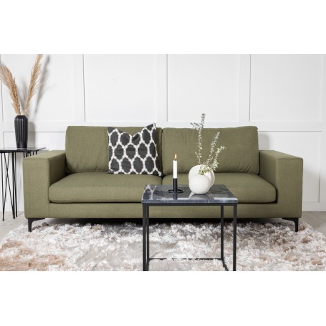 Bolero 3 personers Sofa - Sort og Grøn