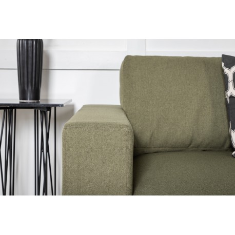 Bolero 3 personers Sofa - Sort og Grøn